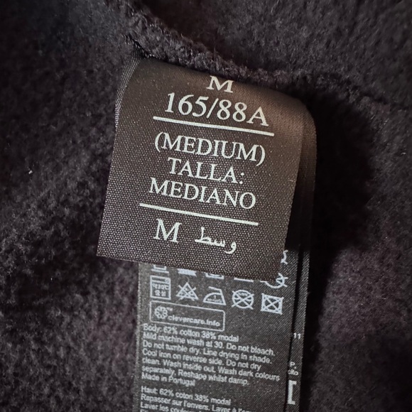 AllSaints size M Dahlia Drape Black Open Front Cardigan - Picture 9 of 10